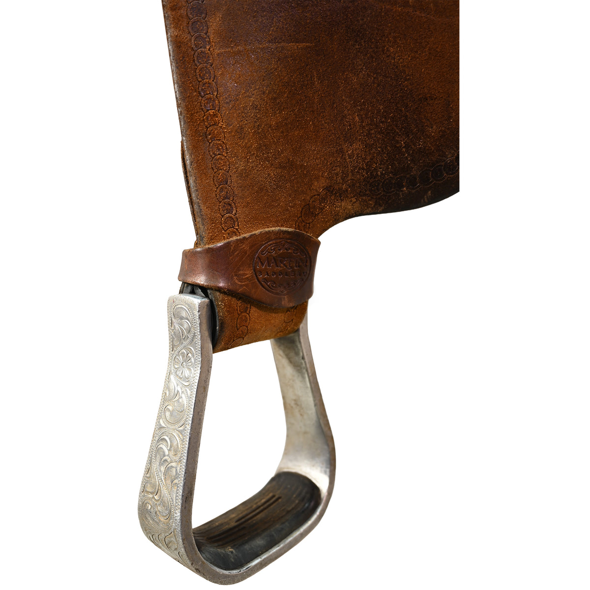 Used 14" Martin Crown C Barrel Racing Saddle