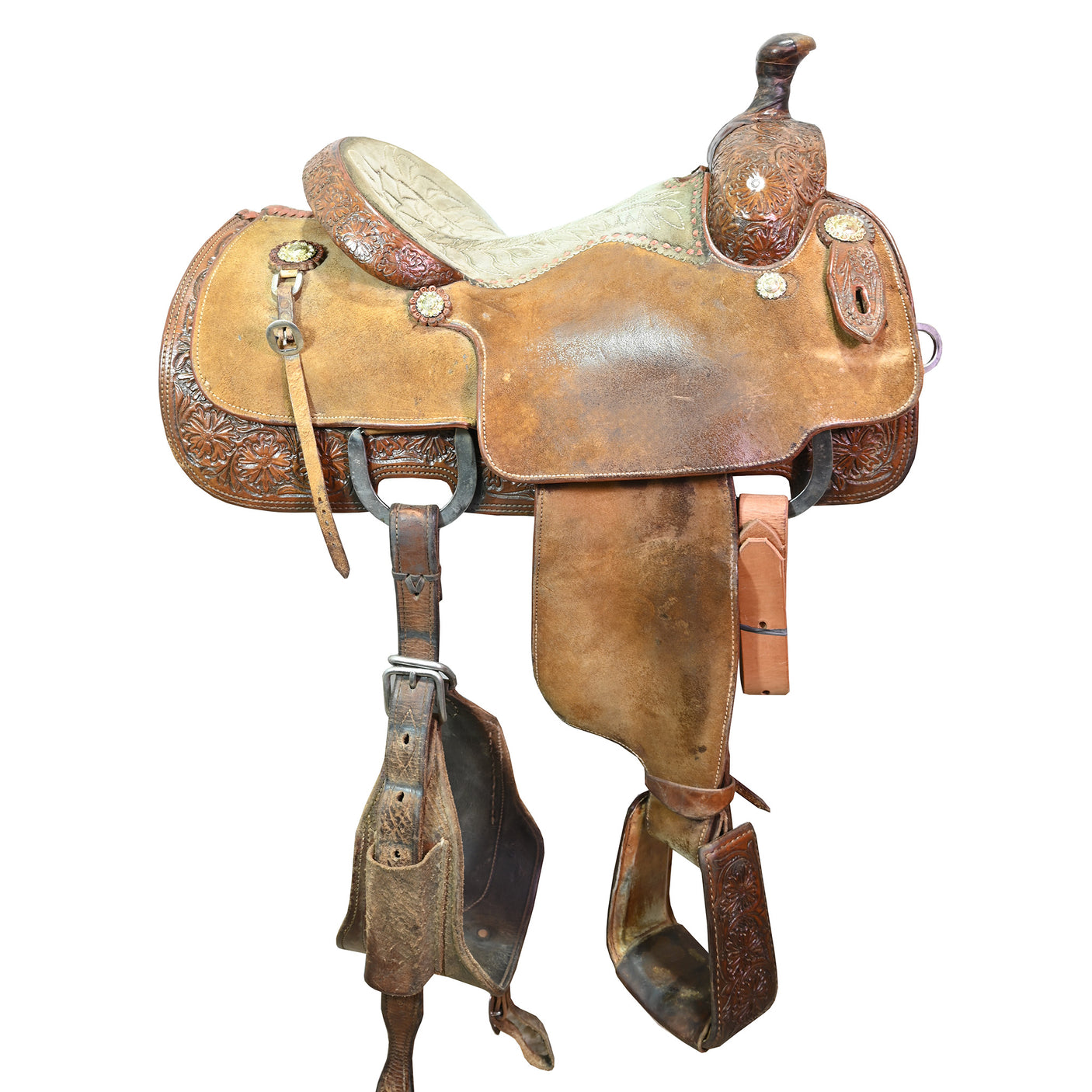 Used 14" FC Selas Calf Roping Saddle