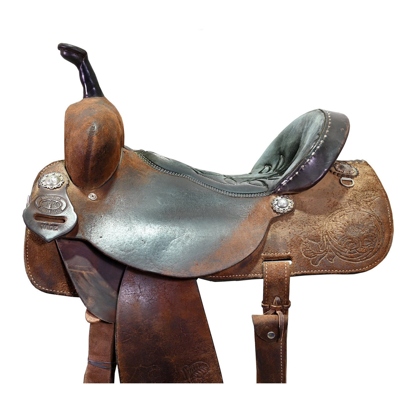 Used 14" Double J Pro Barrel Racing Saddle
