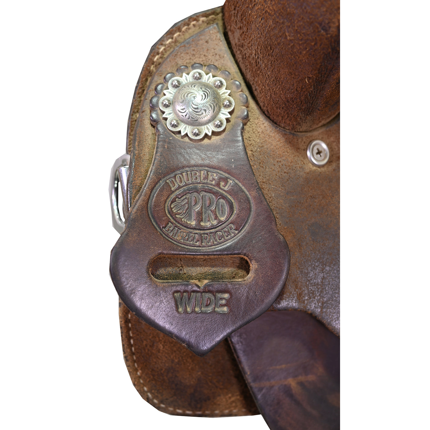 Used 14" Double J Pro Barrel Racing Saddle