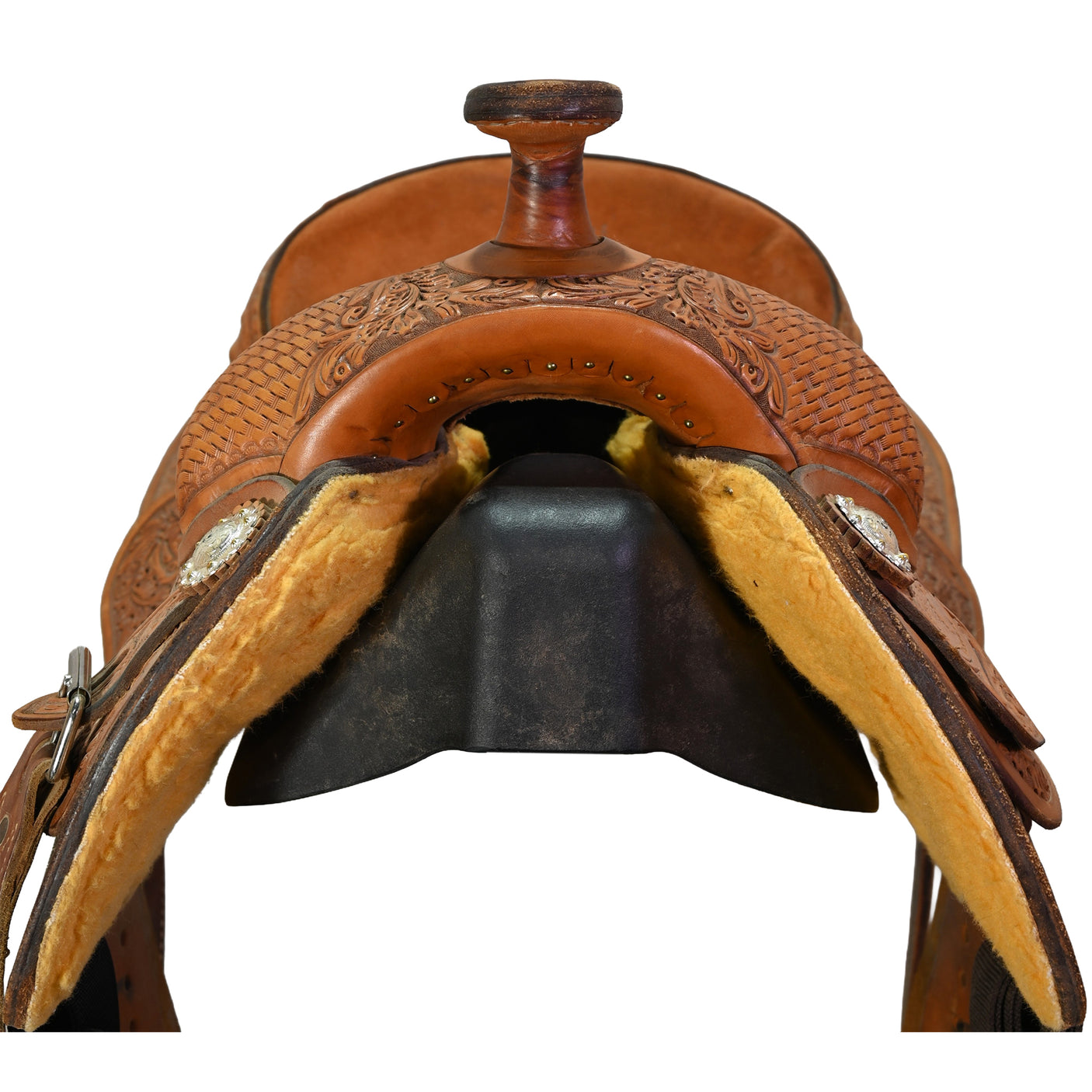 Used 14" Twister Trophy Team Roping Saddle