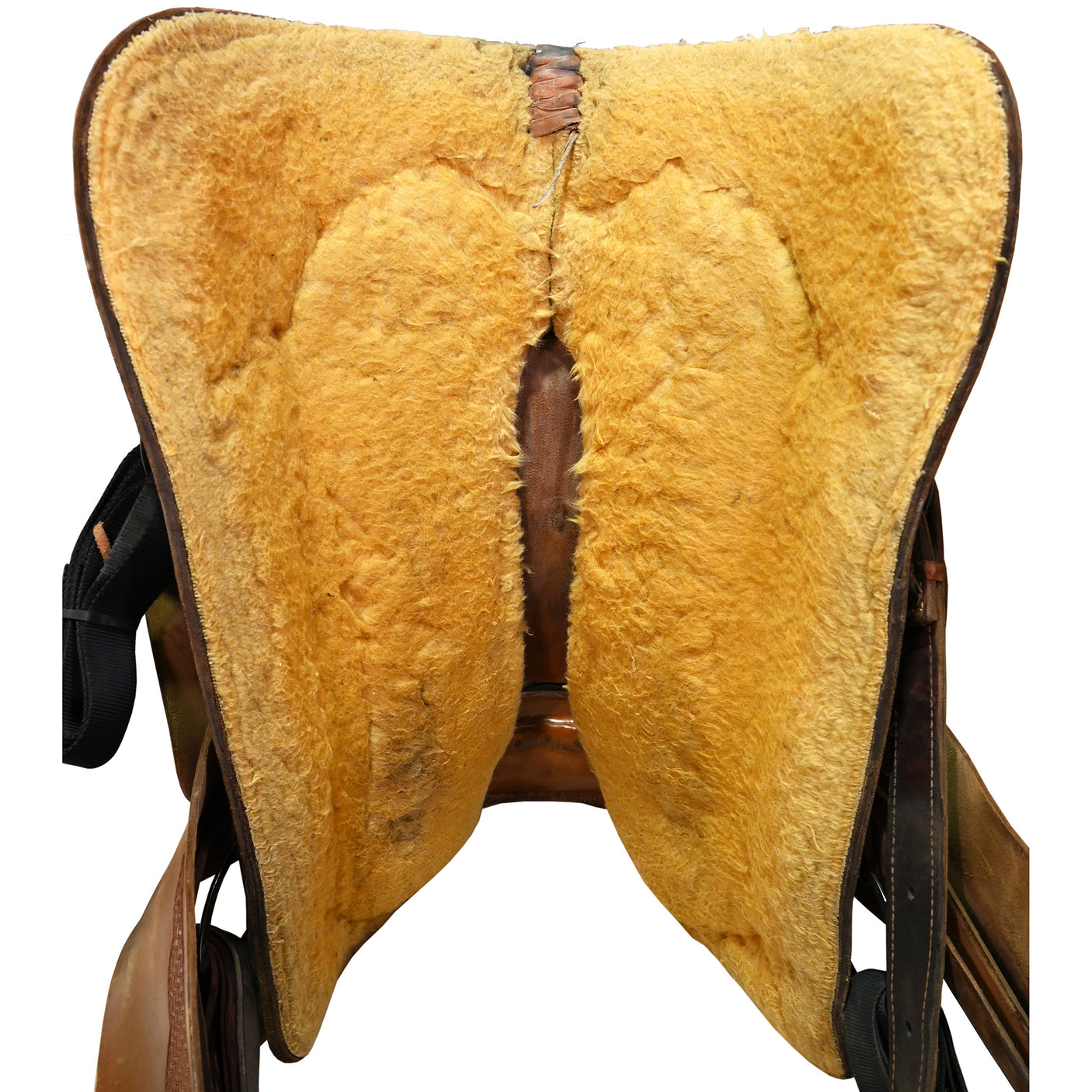 Used 15.5" Seven D Team Roping Saddle