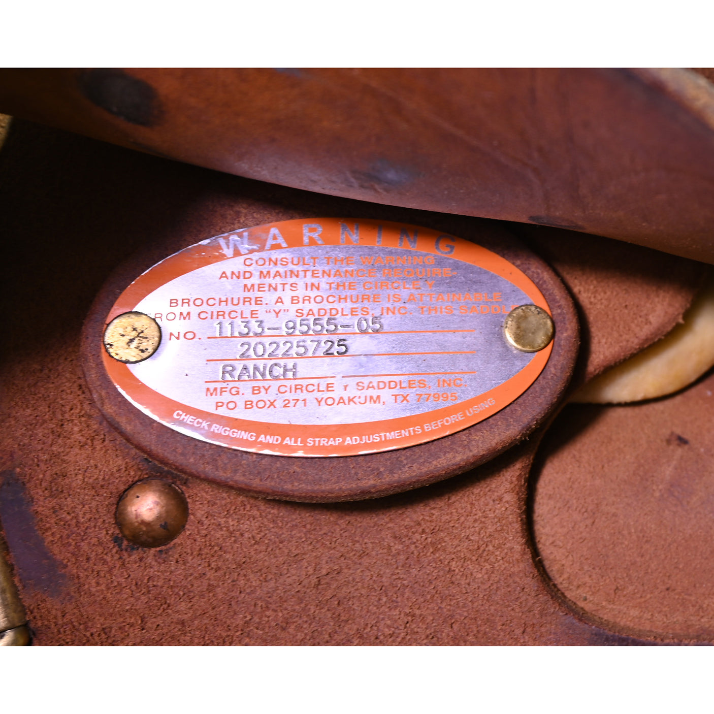 SOLD! Used 15.5" Circle Y Plains Ranch Saddle