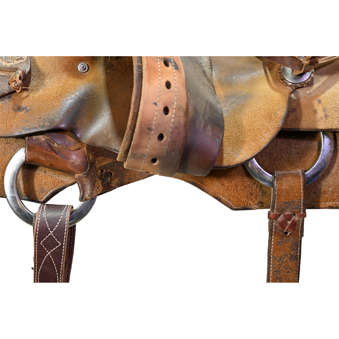 Used 15.5" Luke Lane Ranch Roping Saddle