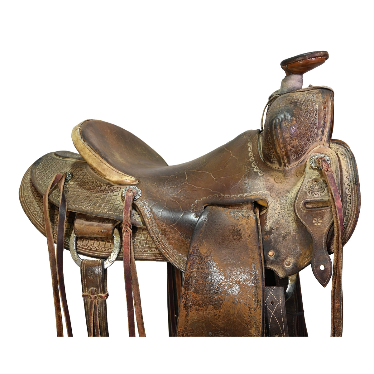 Used 15.5" Matt Bruton Ranch Saddle