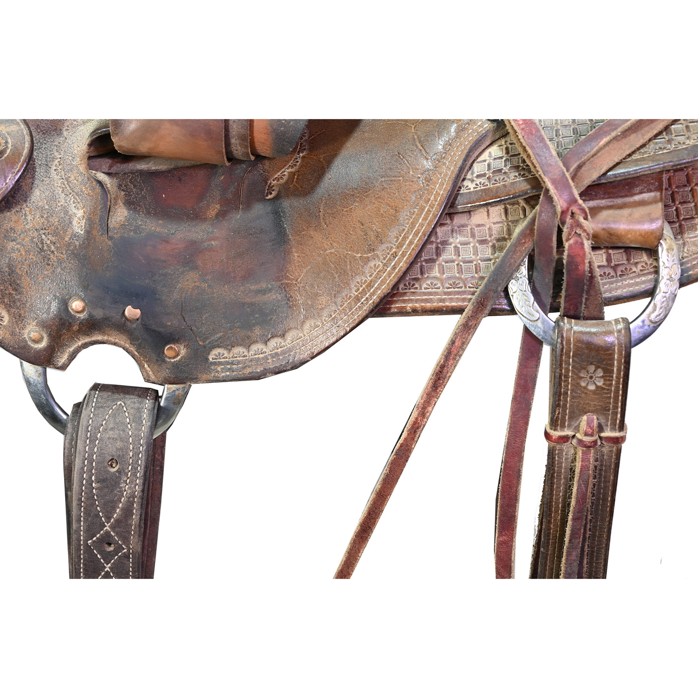 Used 15.5" Matt Bruton Ranch Saddle