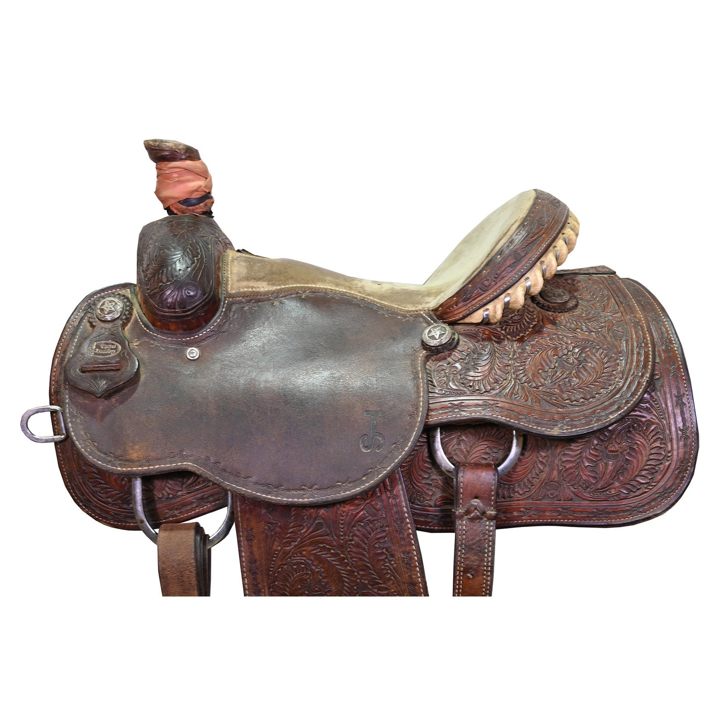 Used 15" Cactus Team Roping Saddle