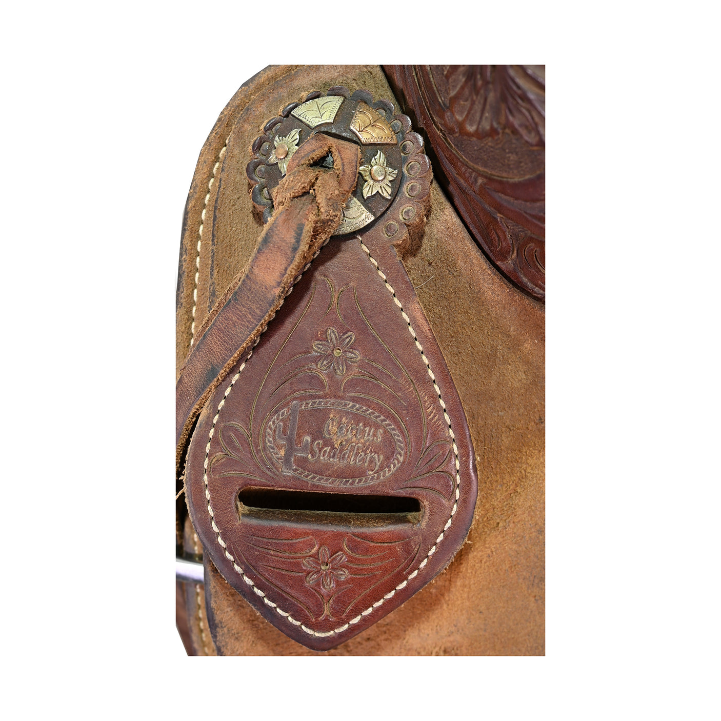 Used 15.5" Cactus Working Cowhorse Saddle