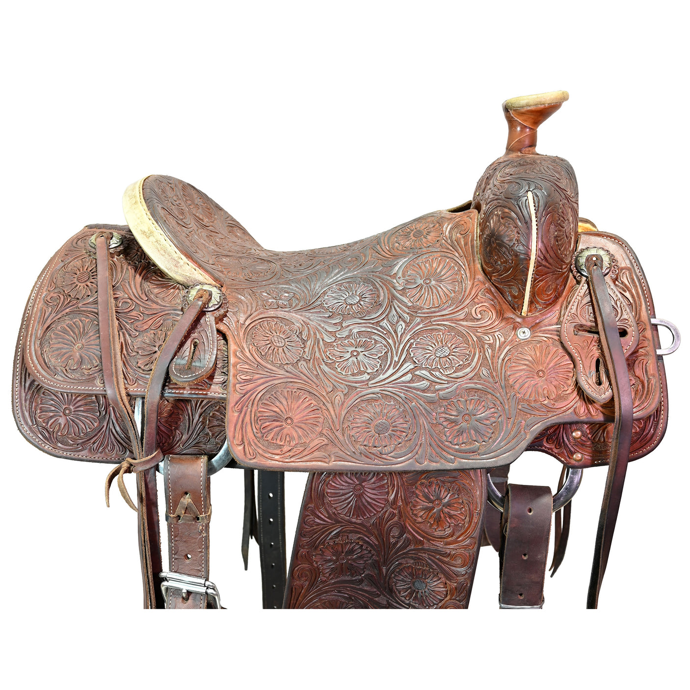 SOLD! Used 15.5" Cactus Ranch Saddle