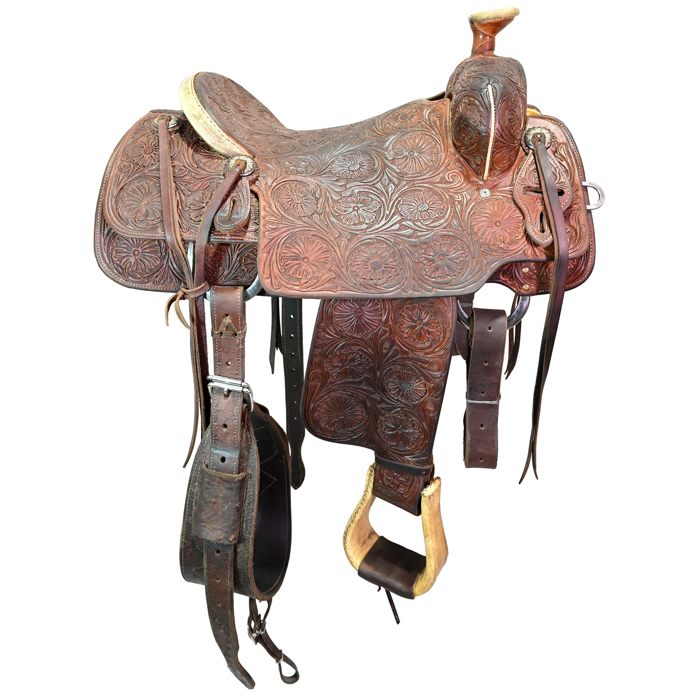 SOLD! Used 15.5" Cactus Ranch Saddle