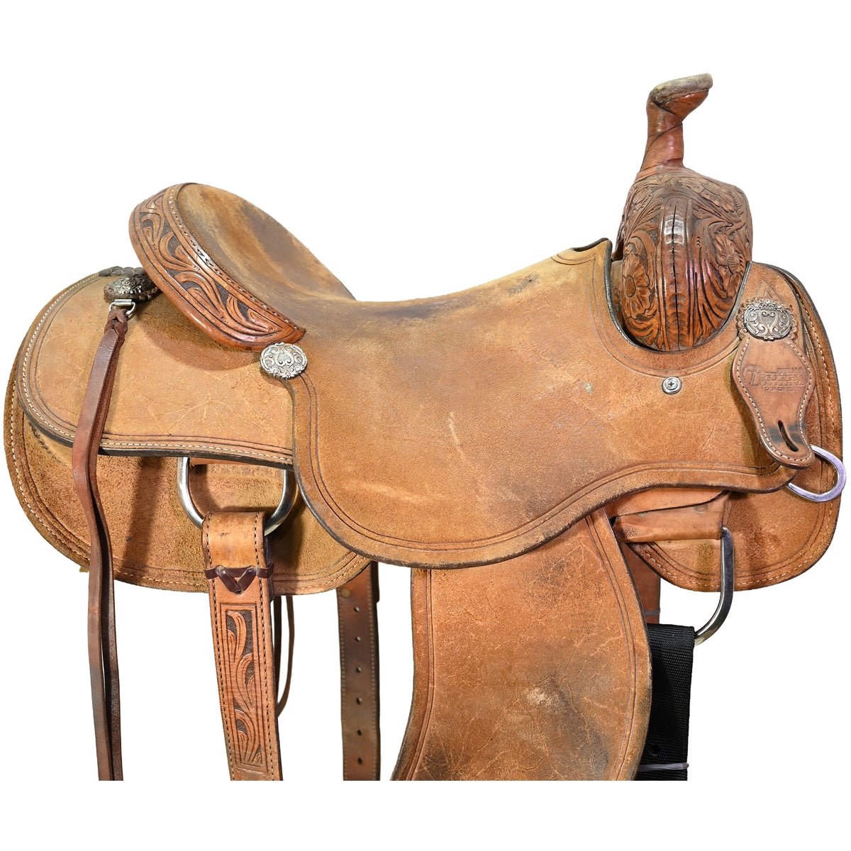 Used 15.5" Truth Qualifier Team Roping Saddle