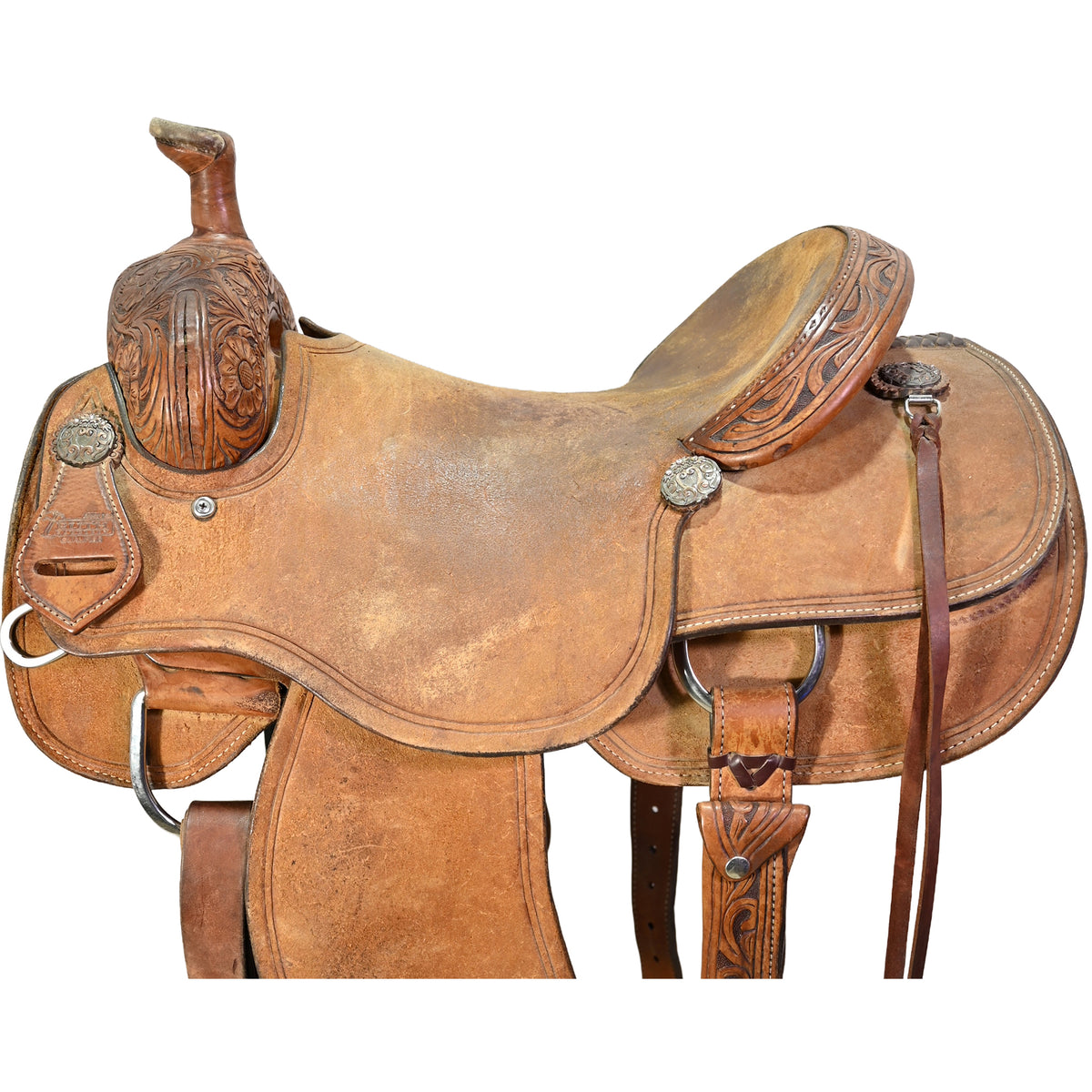 Used 15.5" Truth Qualifier Team Roping Saddle