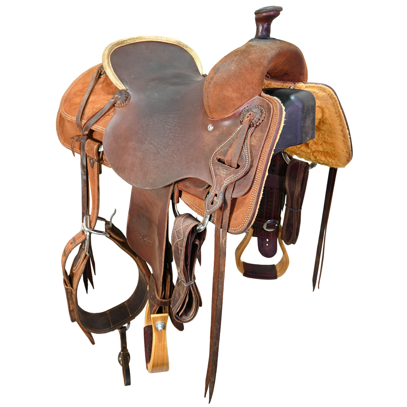 Used 15.75" Jeff Smith Cowhorse Saddle
