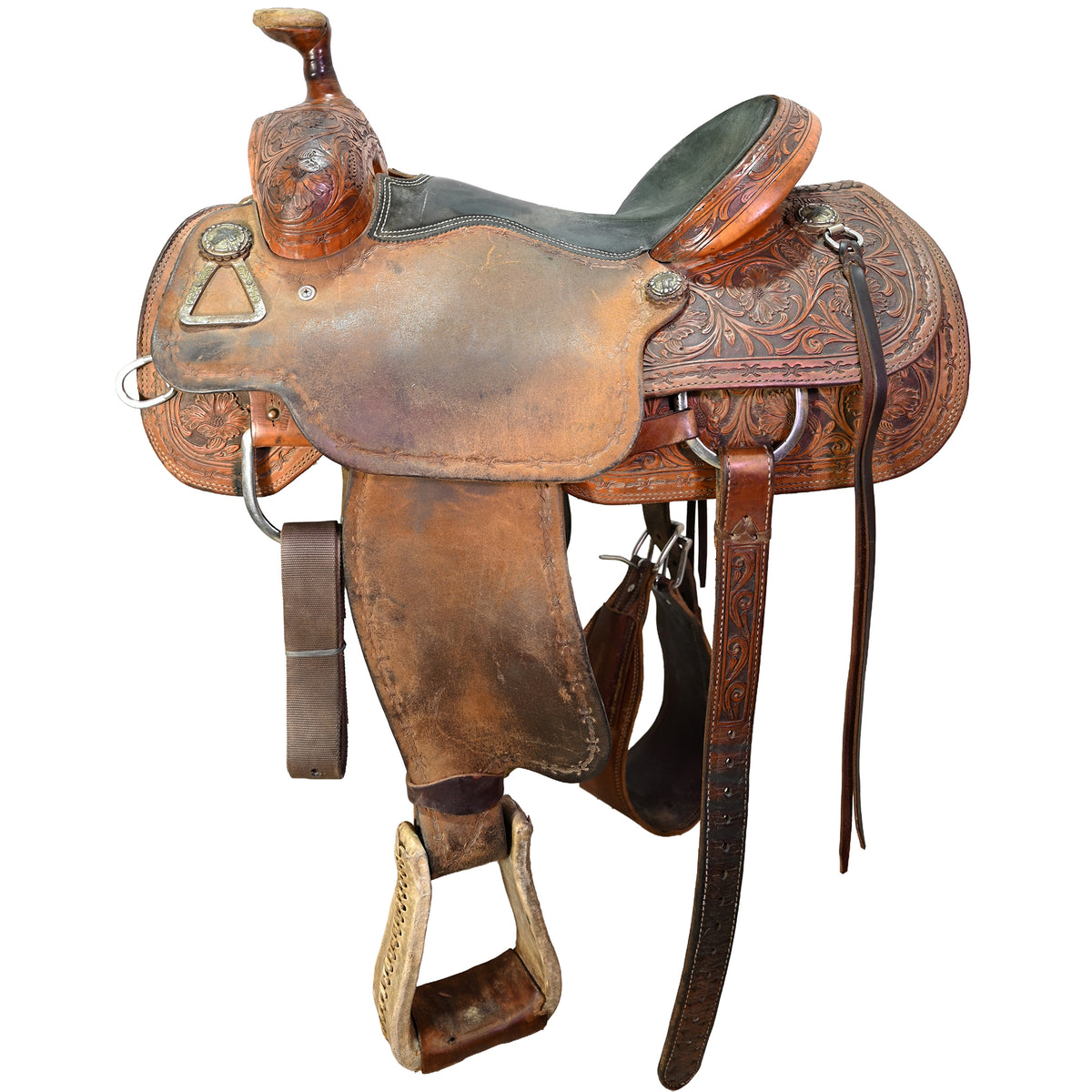 Used 15" Coolhorse Team Roping Saddle