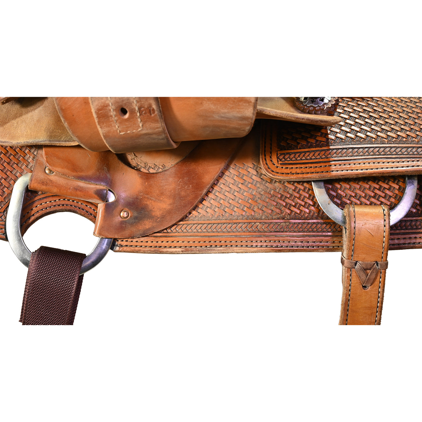 Used 15" Trent Ward Ranch Roping Saddle