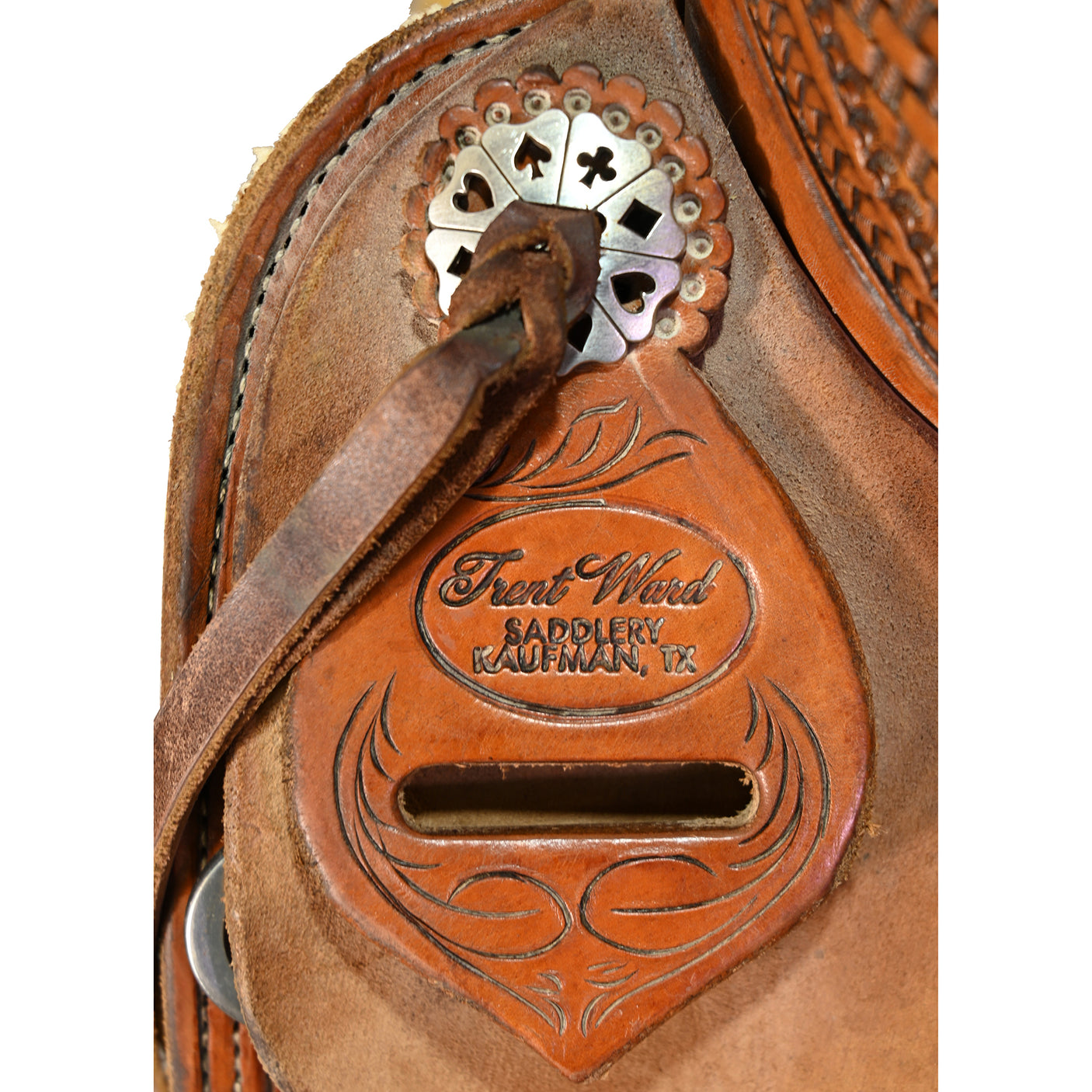 Used 15" Trent Ward Ranch Roping Saddle