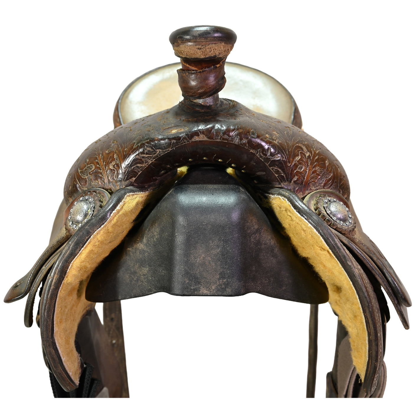 Used 15" Twister Trophy Team Roping Saddle