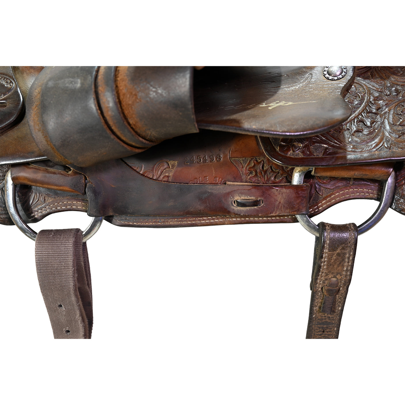 Used 15" Twister Trophy Team Roping Saddle