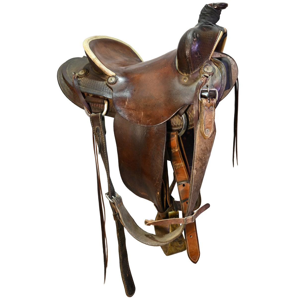 Used 15" Western Rawhide Ranch Saddle
