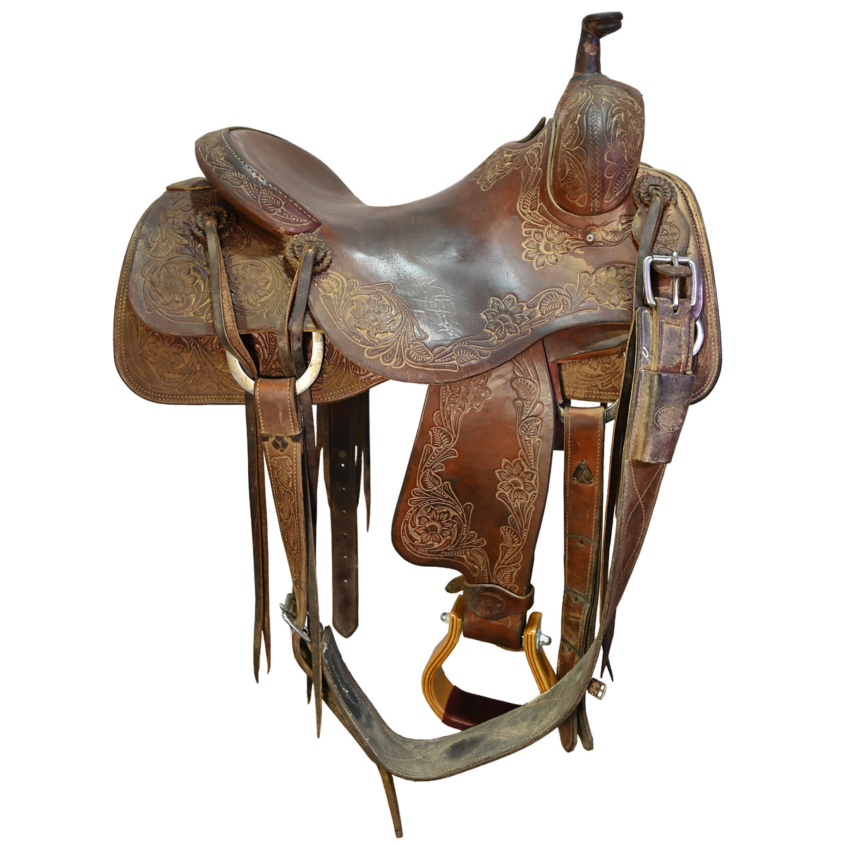 Used 16.5" Hud Roberts Signature Series Ranch Cutting Saddle