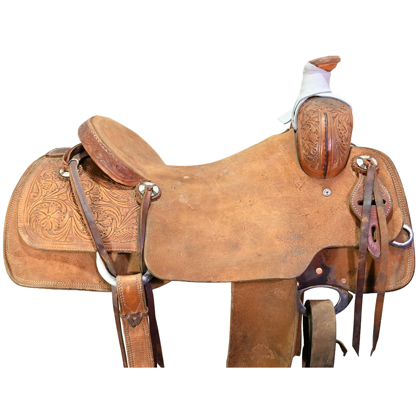 Used 16.5" Luke Lane Ranch Cutting Saddle