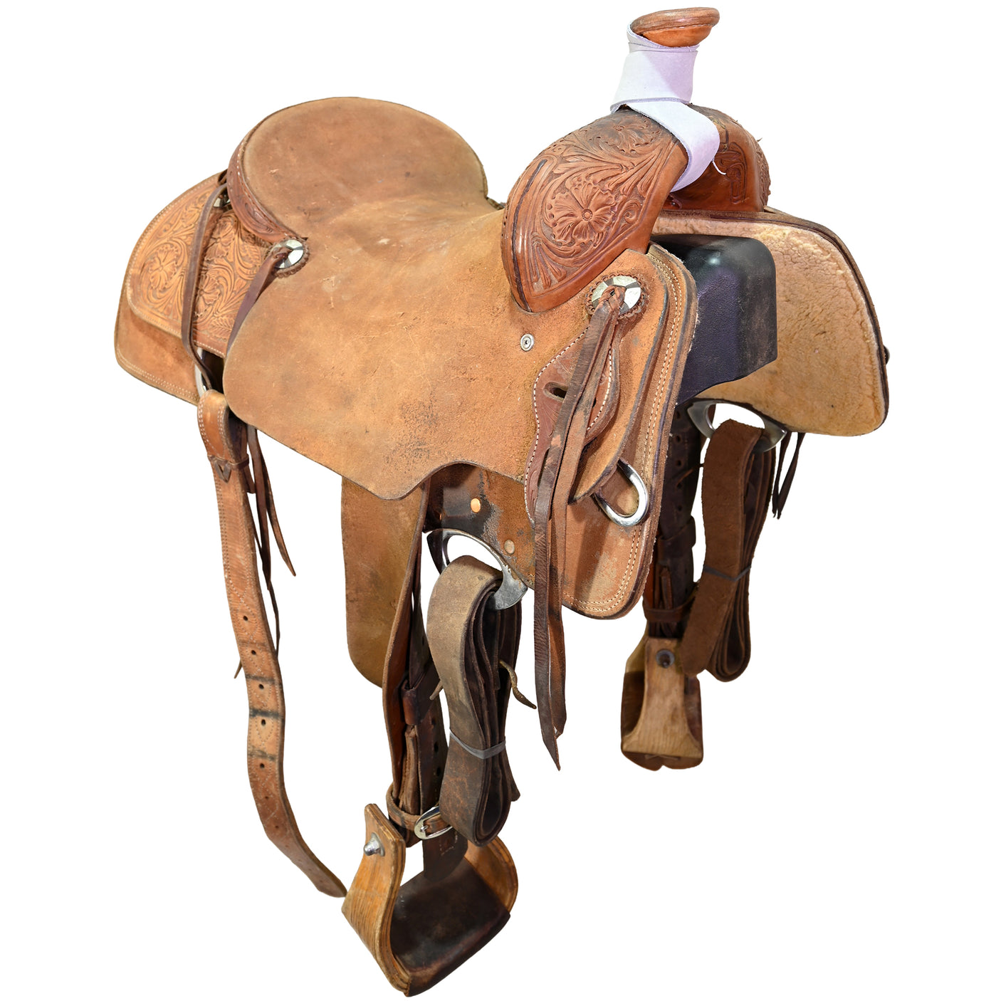Used 16.5" Luke Lane Ranch Cutting Saddle