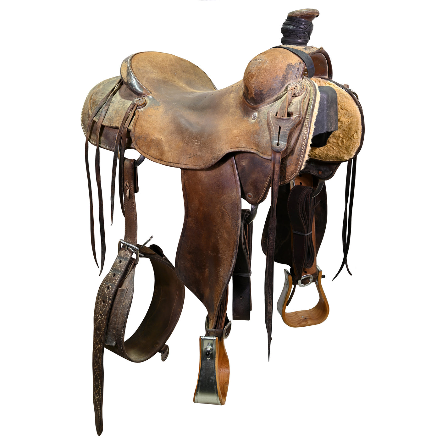 Used 16.5" Oliver Saddle Shop Ranch Saddle