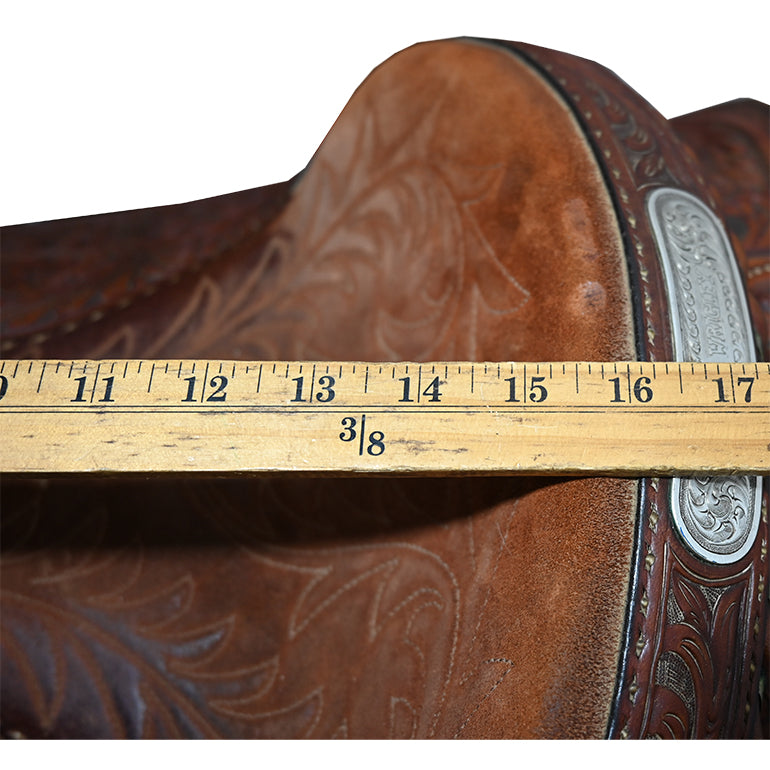 Used 15.5" Bob's Custom Team Roping Saddle