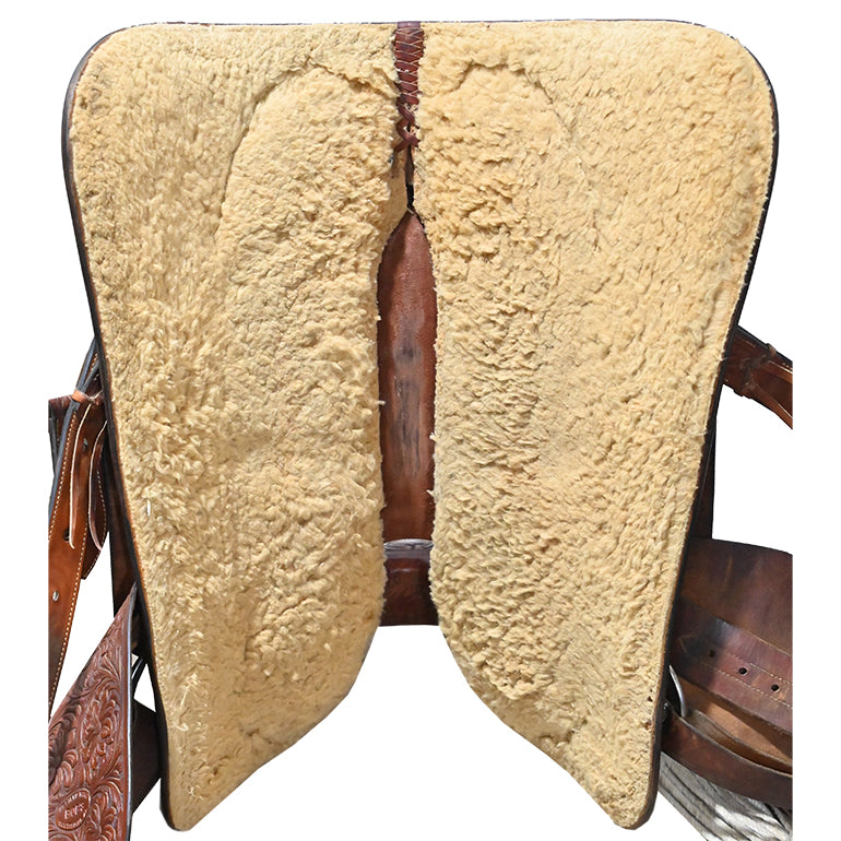 Used 15.5" Bob's Custom Team Roping Saddle