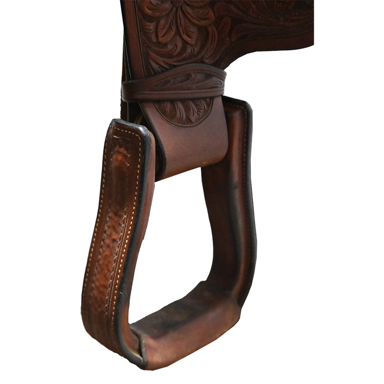 Used 15.5" Bob's Custom Team Roping Saddle