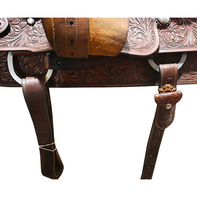 Used 15.5" Bob's Custom Team Roping Saddle