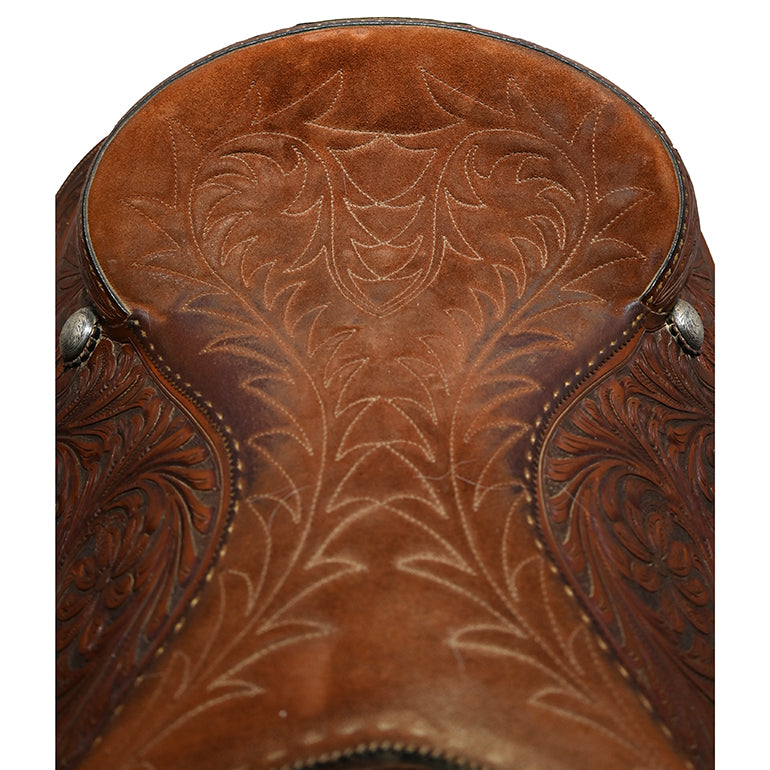 Used 15.5" Bob's Custom Team Roping Saddle