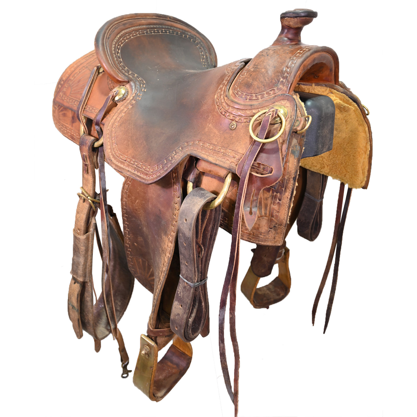 Used 16" Jock Pollard Ranch Saddle
