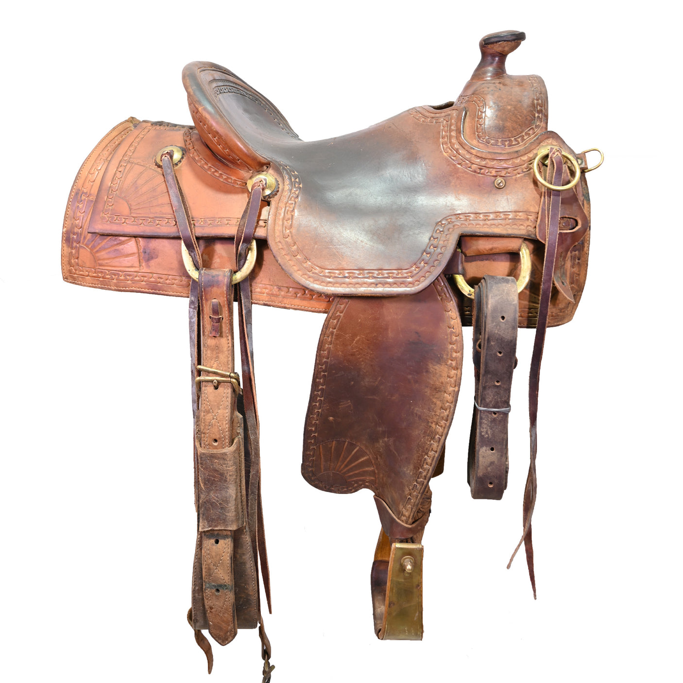 Used 16" Jock Pollard Ranch Saddle