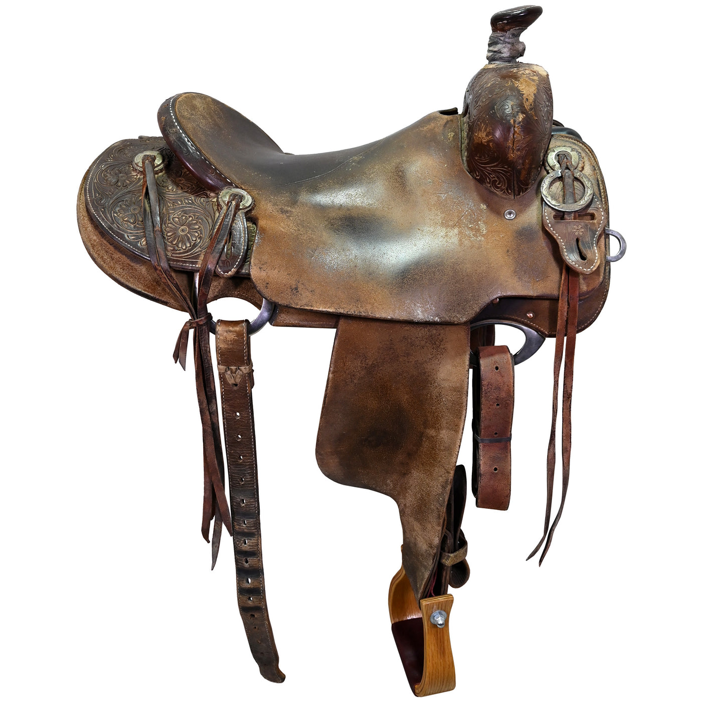 SOLD! Used 16" Cactus Ranch Saddle with Lewis Tree