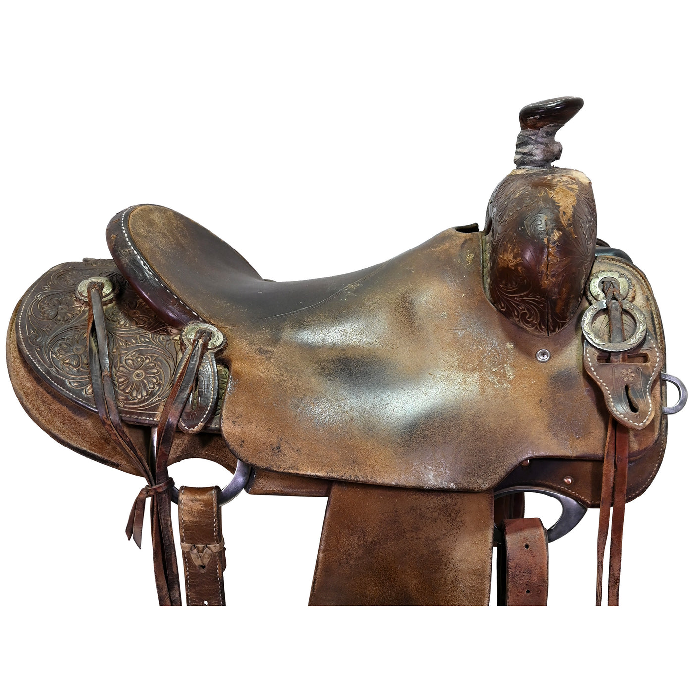 SOLD! Used 16" Cactus Ranch Saddle with Lewis Tree