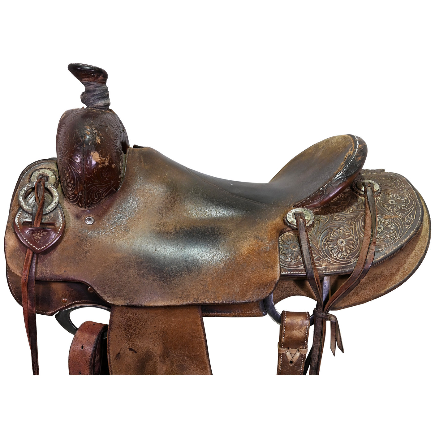 SOLD! Used 16" Cactus Ranch Saddle with Lewis Tree