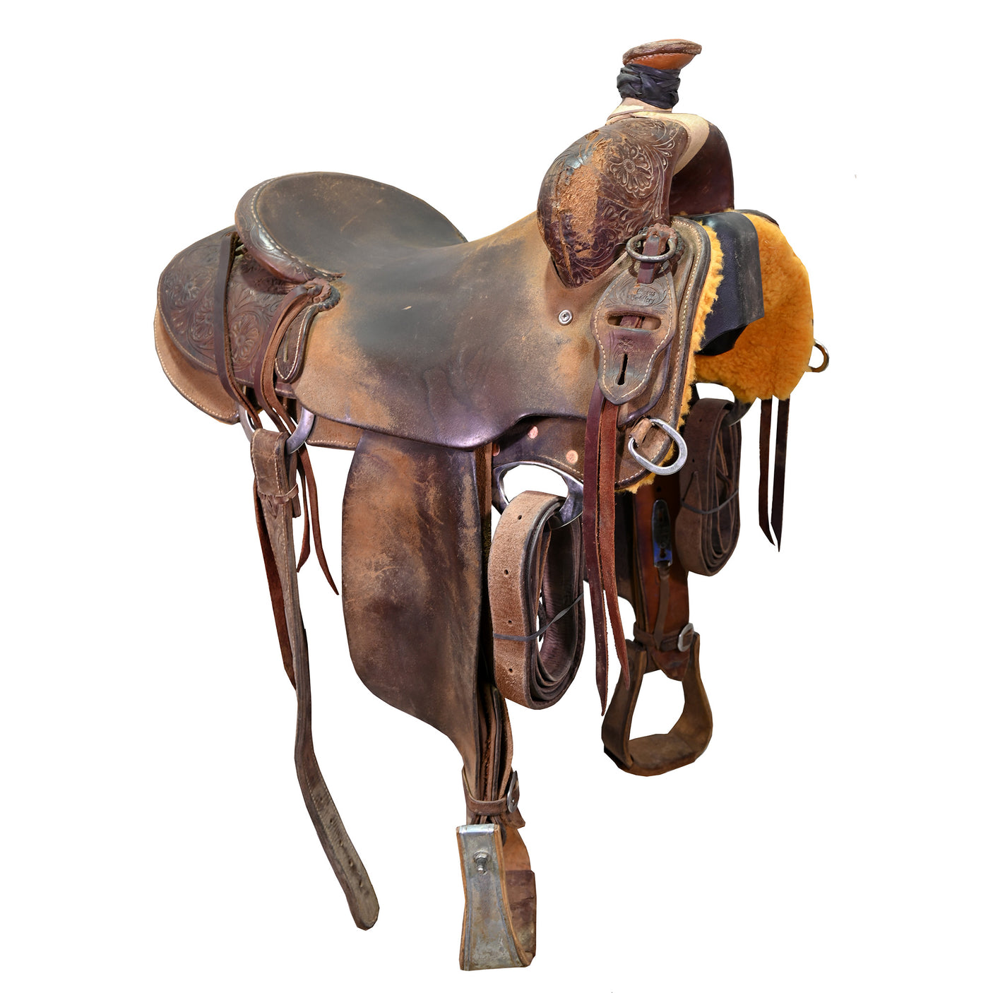 Used 16" Cactus Ranch Saddle with Lewis Tree