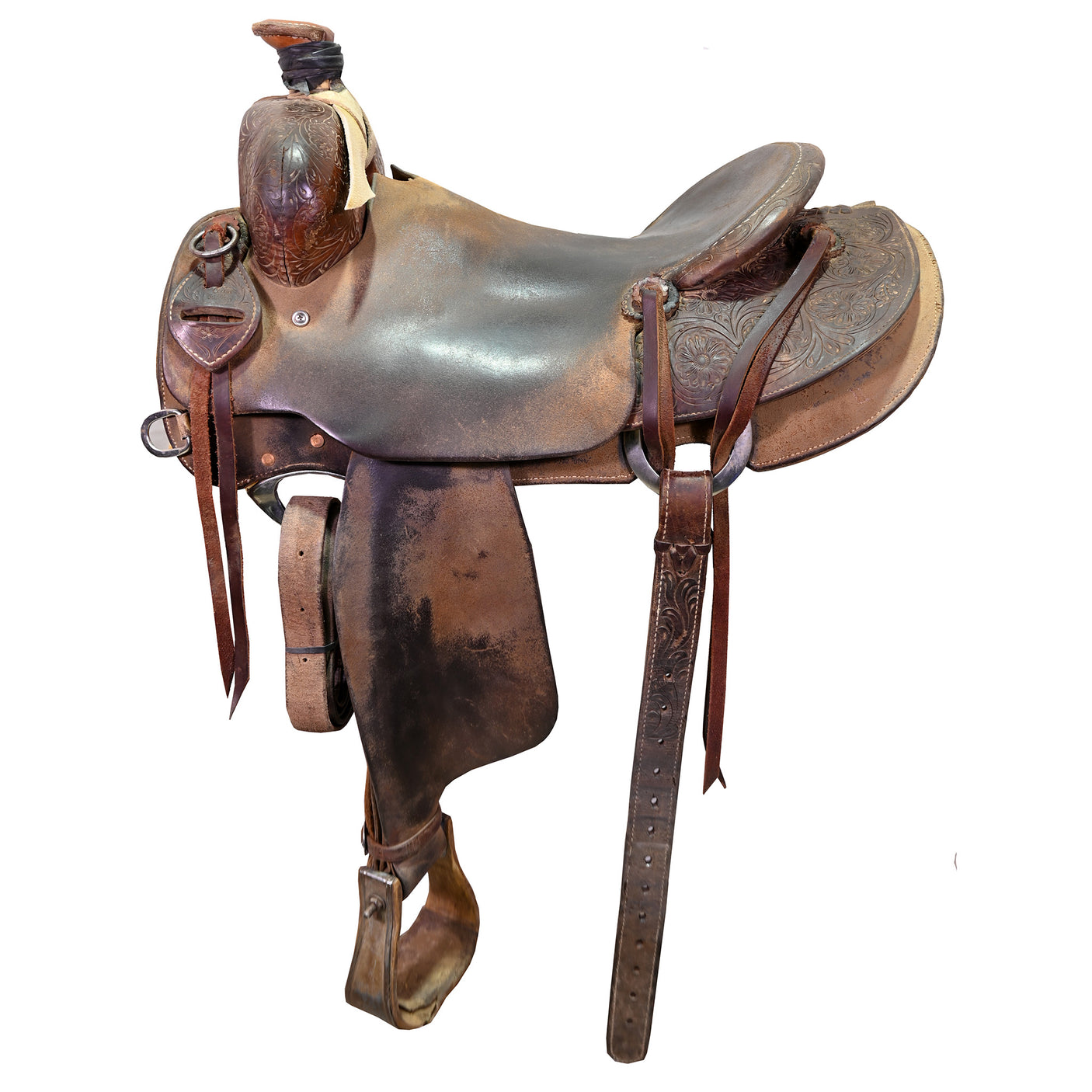 Used 16" Cactus Ranch Saddle with Lewis Tree