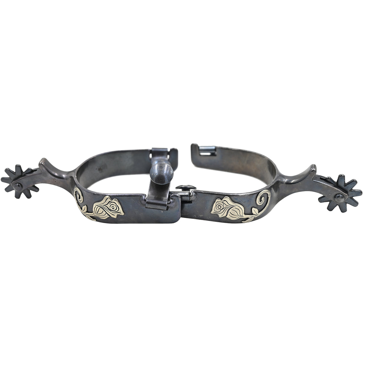 Partrade Cowboy Tack Men's Big Rose Spurs
