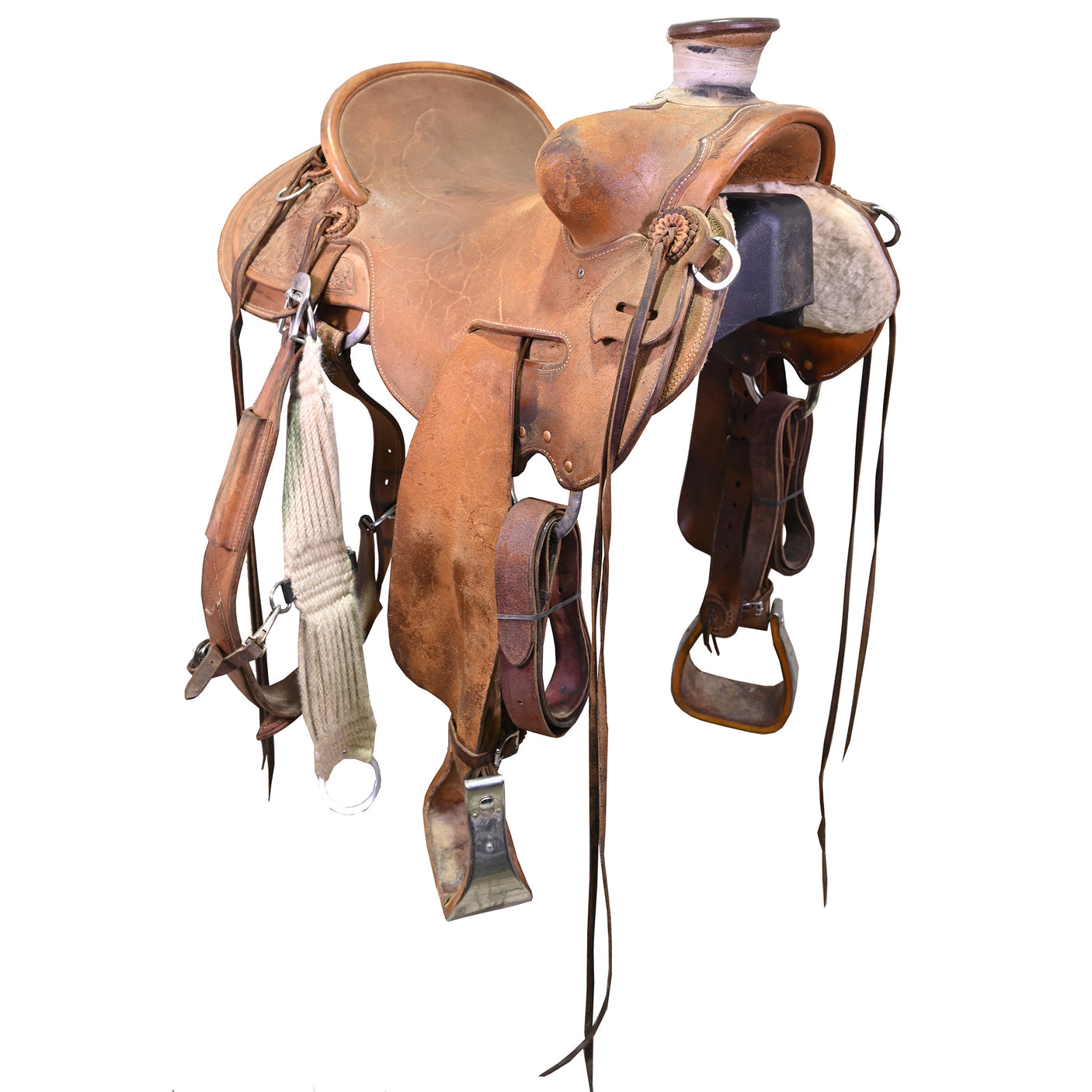 SOLD! Used 16.25" Mortenson by Wes Mastic Ranch Saddle