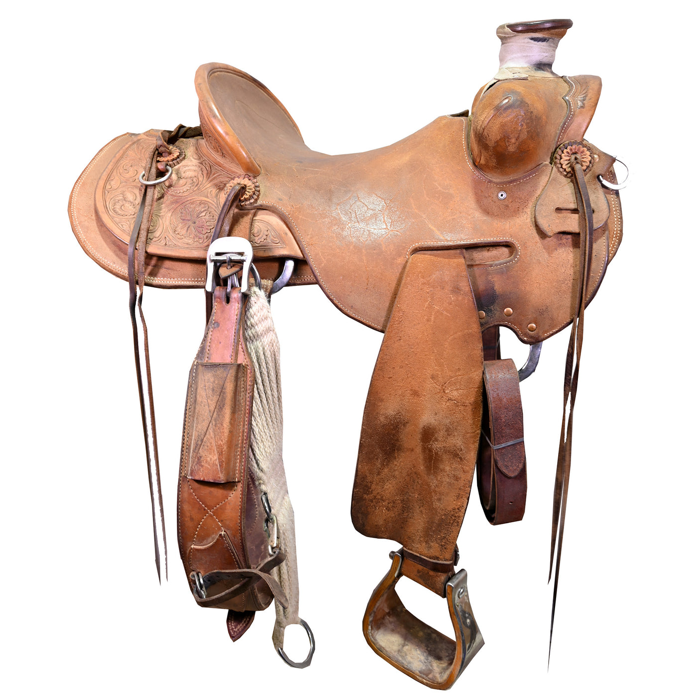 SOLD! Used 16.25" Mortenson by Wes Mastic Ranch Saddle