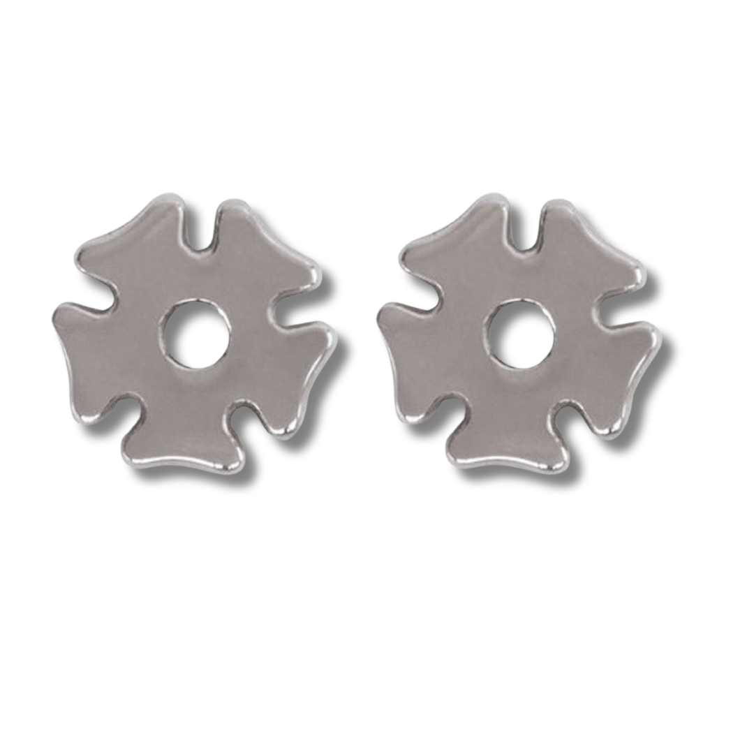 Weaver Leather Clover Leaf Replacement Rowel, Stainless Steel, 7/8" (Pair)