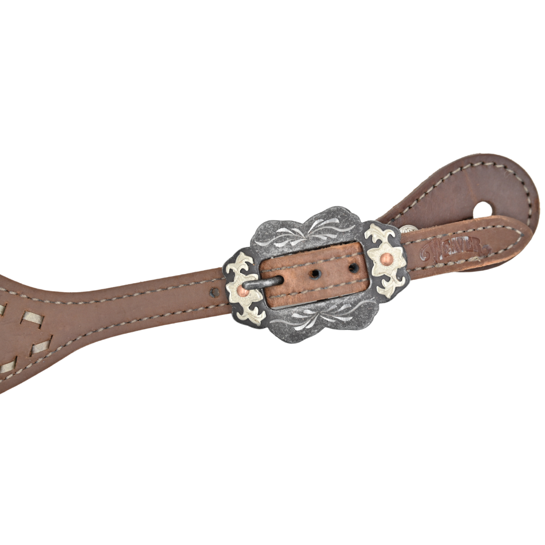 Weaver Leather Dusk Collection Buckstitch Men's Spur Straps