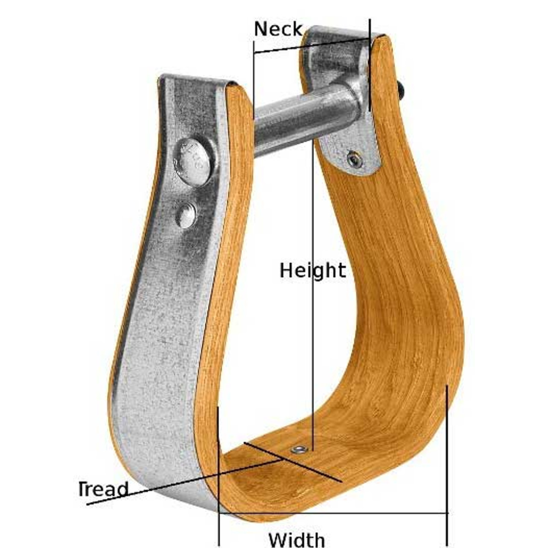 Weaver Leather 4" Wood Bell Stirrups