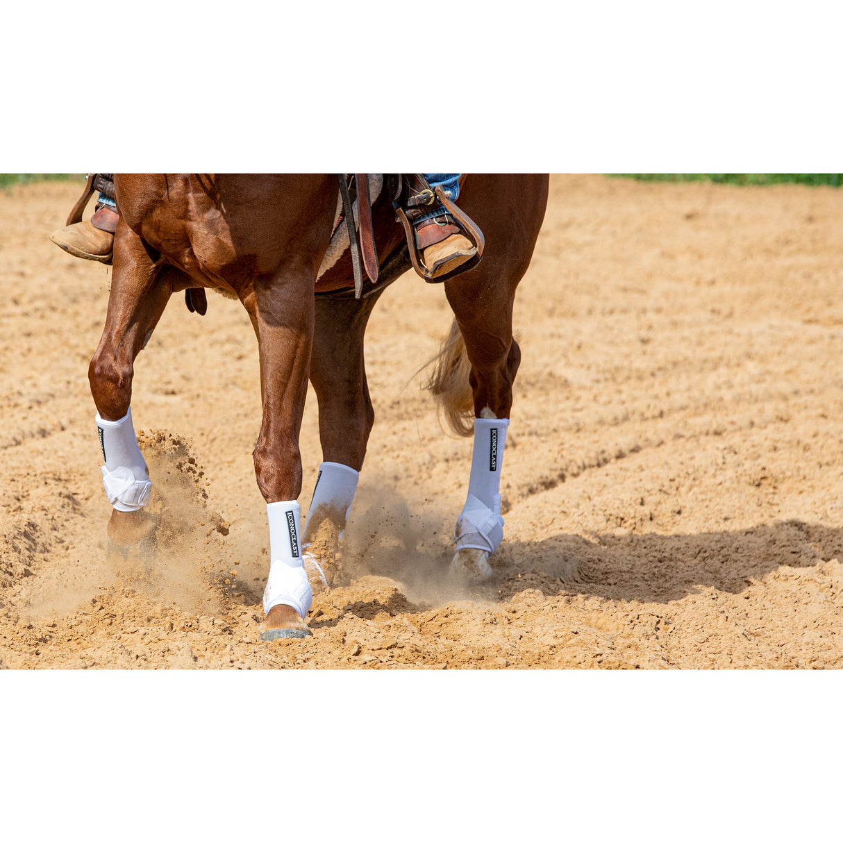 Iconoclast Front and Hind Orthopedic Boot Combo Pack- White