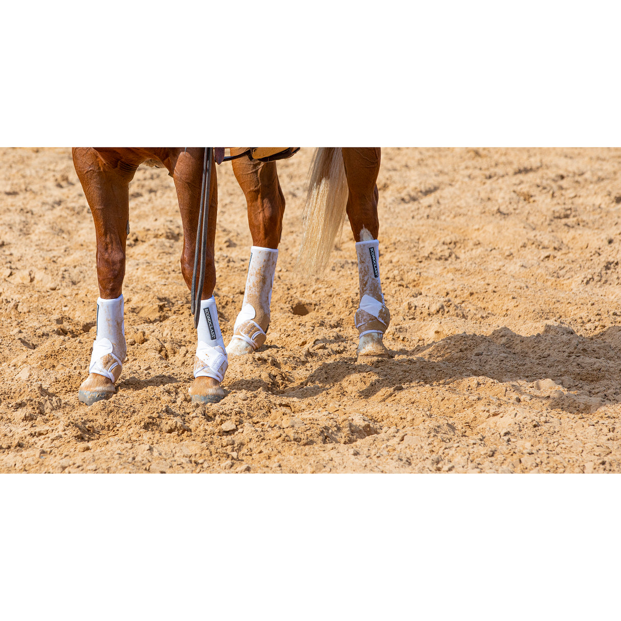 Iconoclast Front and Hind Orthopedic Boot Combo Pack- White