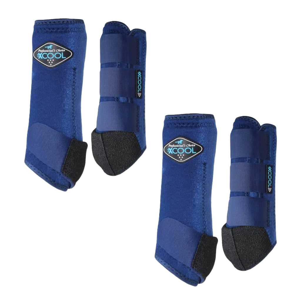 Professional's Choice 2XCool Sports Medicine Boot Value 4 Pack- Navy