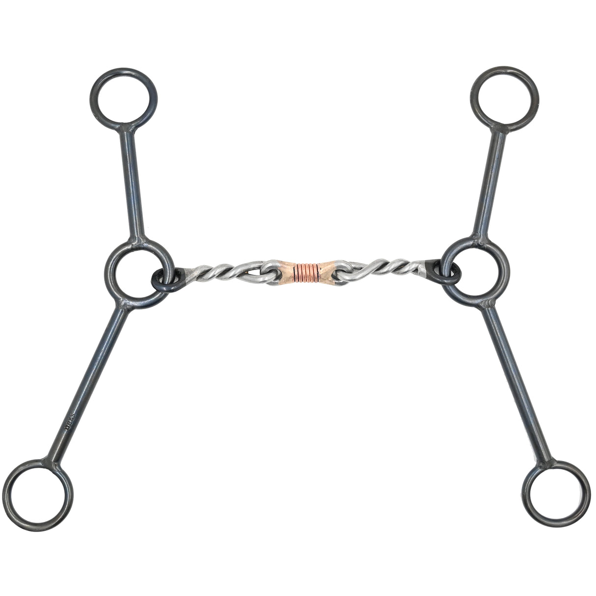 Dutton Bits Twisted Wire Dog Bone Long Shank Gag Bit