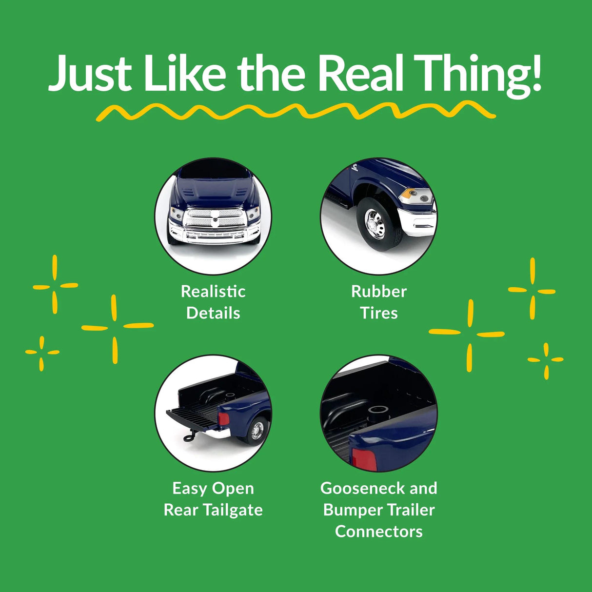 Big Country Toys Ram 3500 Mega Cab Dually Truck Toy